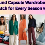 This Pinterest pin, titled "Year-Round Capsule Wardrobe How to Mix & Match for Every Season with Ease.jpg", displays a collage of diverse outfit inspirations for women's fashion. It serves as a guide for building a versatile Capsule Wardrobe that transitions seamlessly through all seasons. The visual showcases practical styling tips, including packing essentials and outfit combinations, to help you master mixing and matching your clothing with ease.