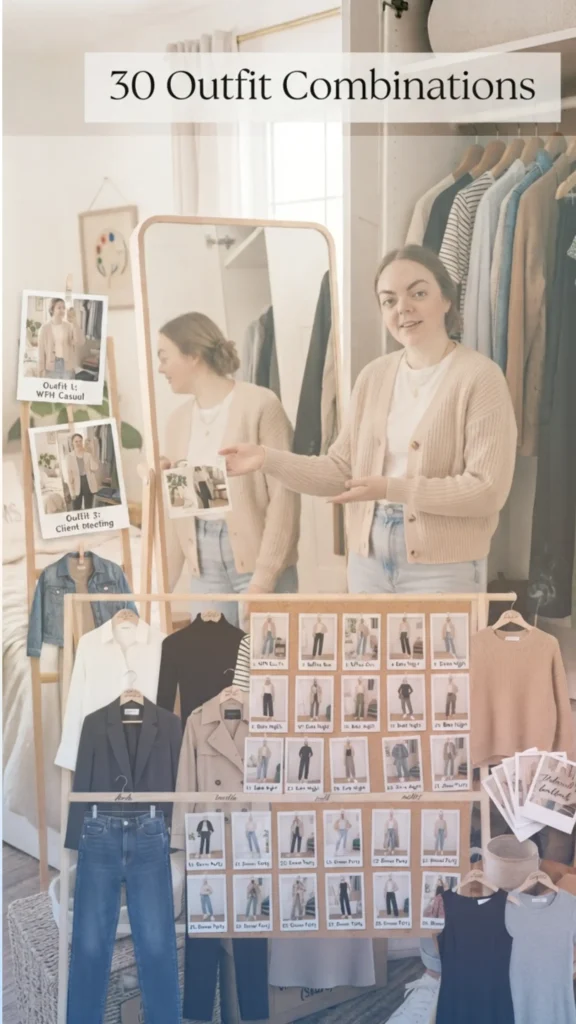 i need an ALT text for this Pinterest pin.The focus keywords is "Capsule Wardrobe" in the picture   we added for women's fashion .please 500 characters 